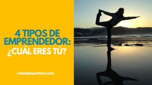 tipos de emprendedor. mariela quintero.